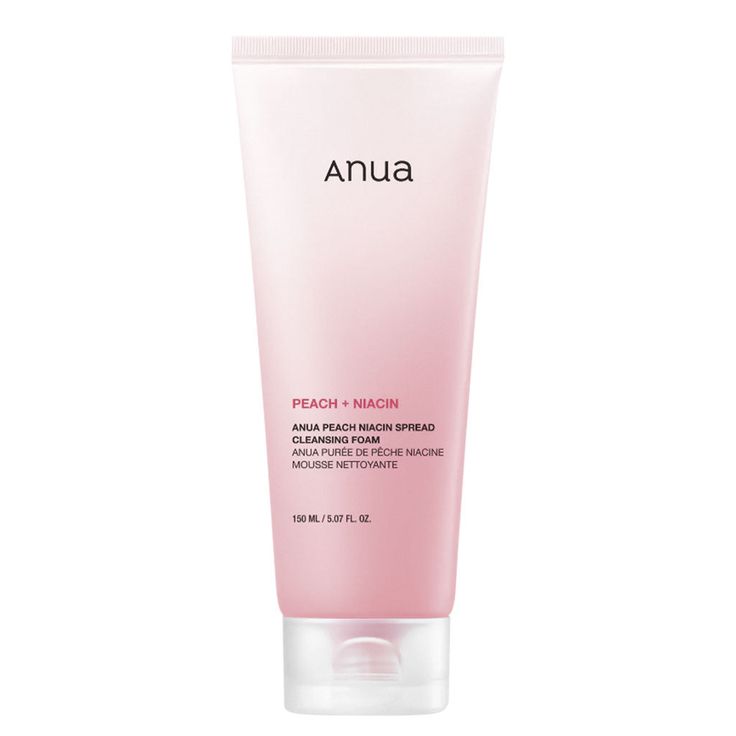 Anua Peach Niacin Spread Cleansing Foam Brightening & Hydrating Cleanser (150ml)