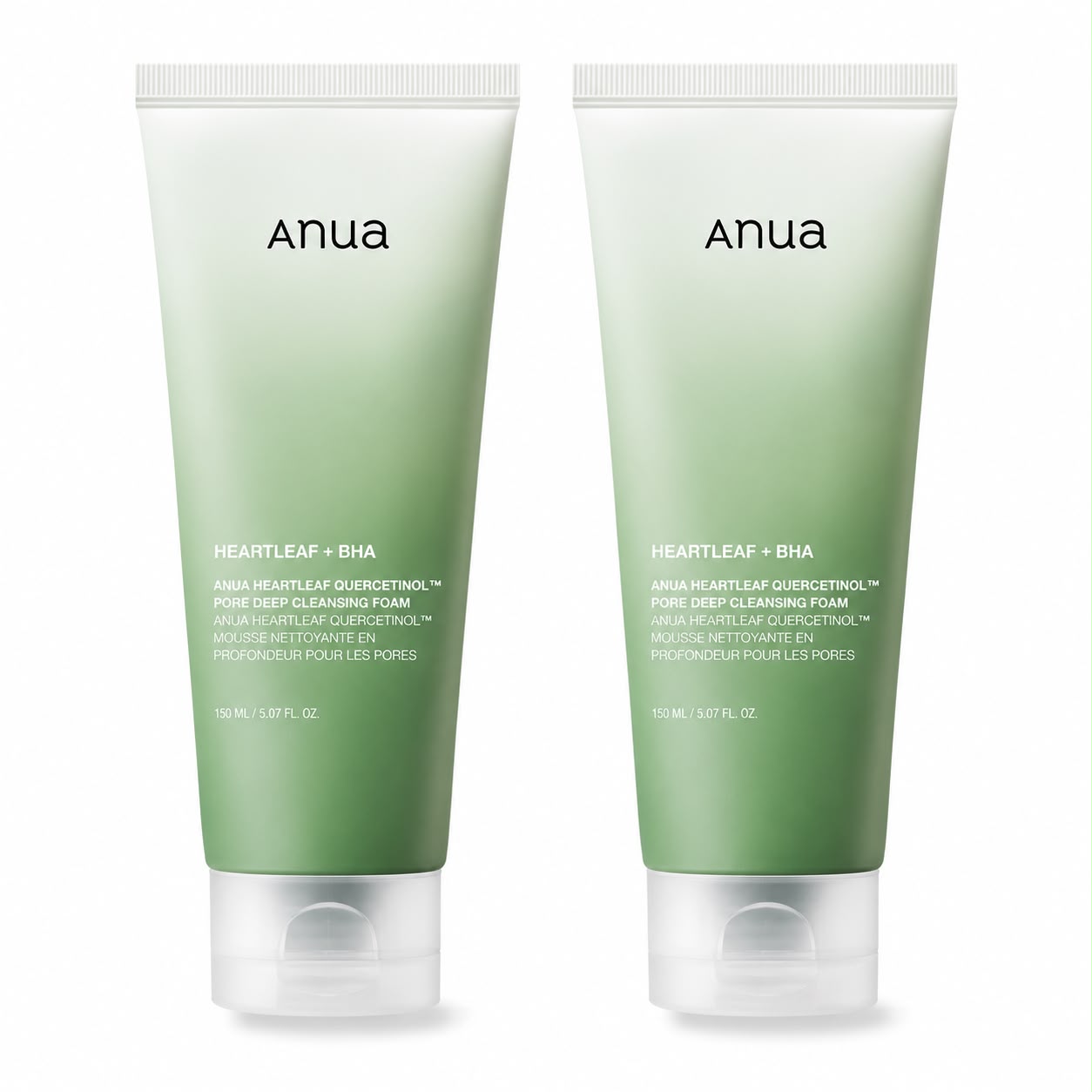 Anua 2pcs Facial Cleanser Set (2 x 150ml)